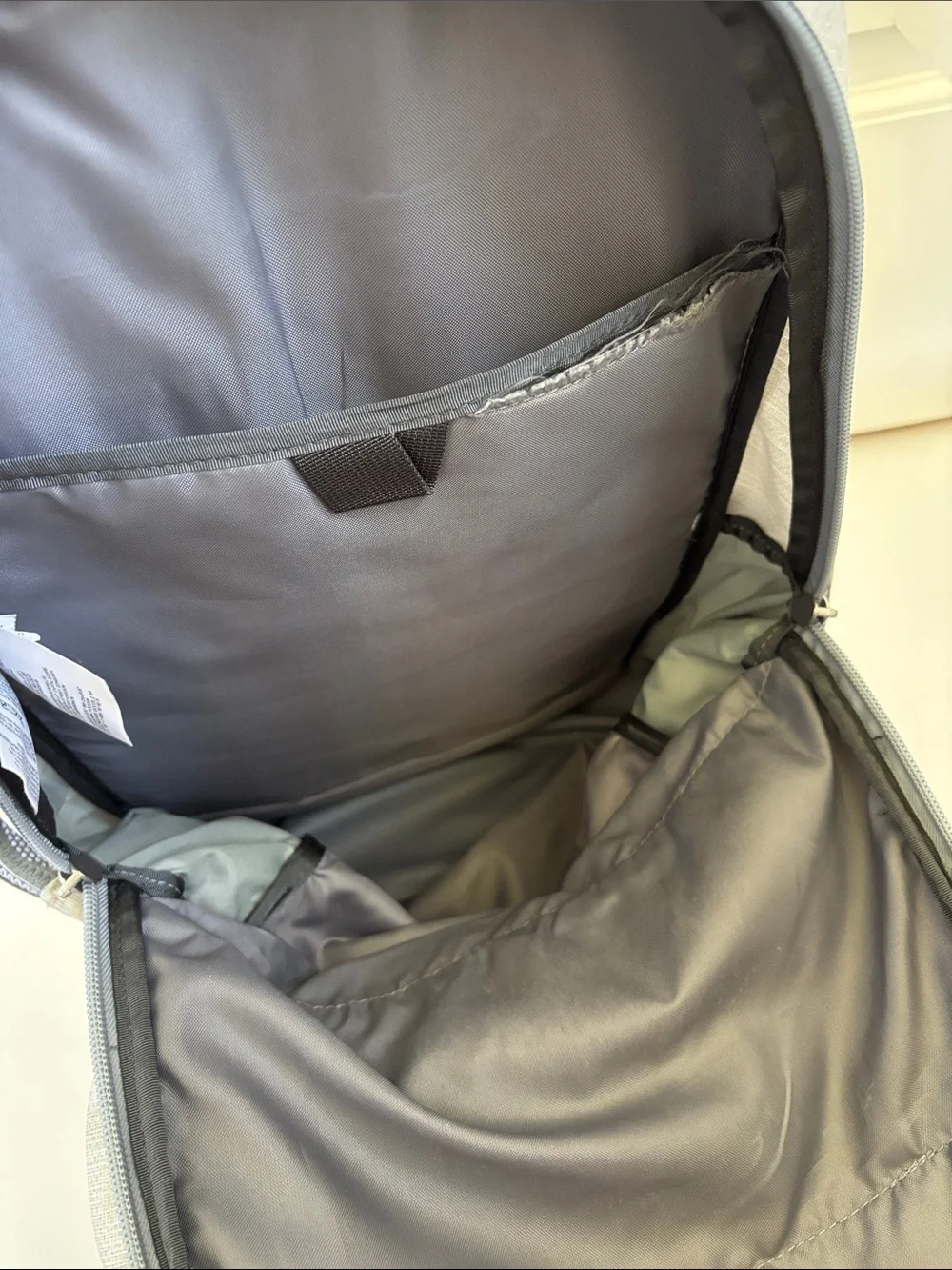 North Face Gray Jester Backpack Laptop Sleeve College School Travel Hiking
